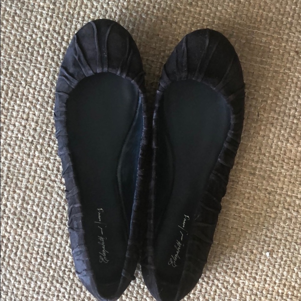 Never worn Elizabethan and James leather flats